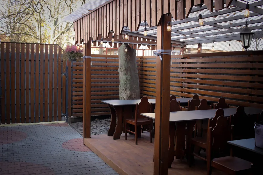 Interiér restaurace Oáza v Plzni